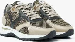 zwarte via vai lage sneakers usher elliot