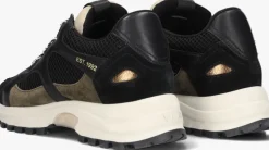 zwarte via vai lage sneakers danae reese