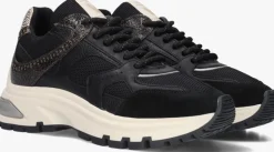 zwarte via vai lage sneakers liz curtis