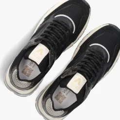 zwarte via vai lage sneakers liz curtis