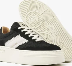 zwarte via vai lage sneakers isa lou