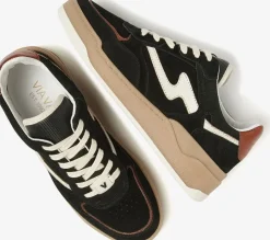 zwarte via vai lage sneakers sam levi