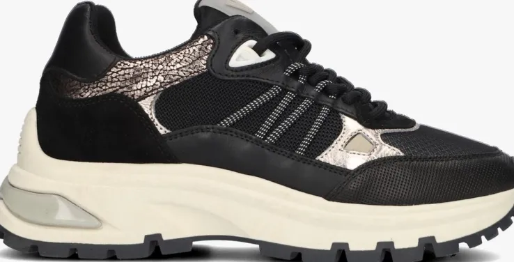 zwarte via vai lage sneakers liz dae