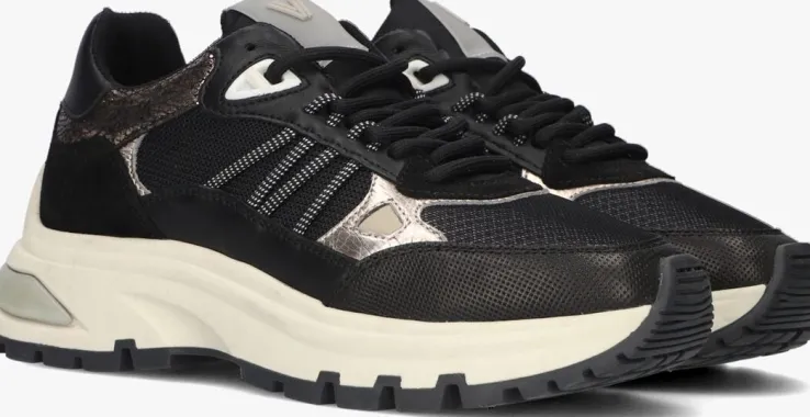 zwarte via vai lage sneakers liz dae