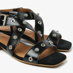 zwarte via vai sandalen gigi polly