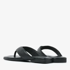 zwarte via vai slippers kiki berry