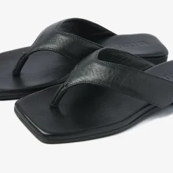 zwarte via vai slippers kiki berry