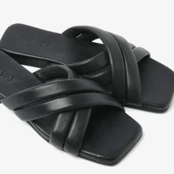 zwarte via vai slippers kiki lot