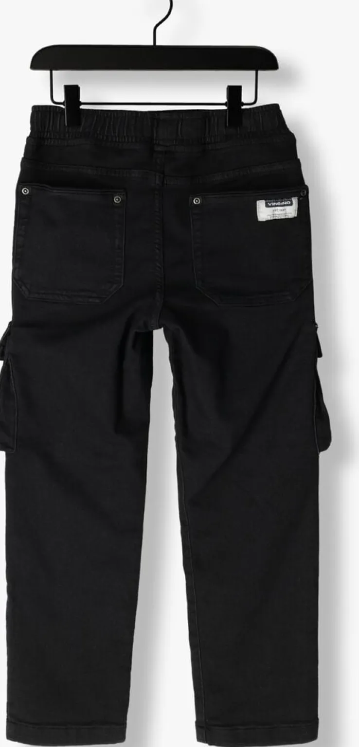 zwarte vingino cargobroeken claudio