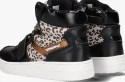 zwarte vingino hoge sneakers senne mid velcro