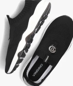 zwarte vingino lage sneakers luuk low