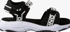 zwarte vingino platte sandalen veras