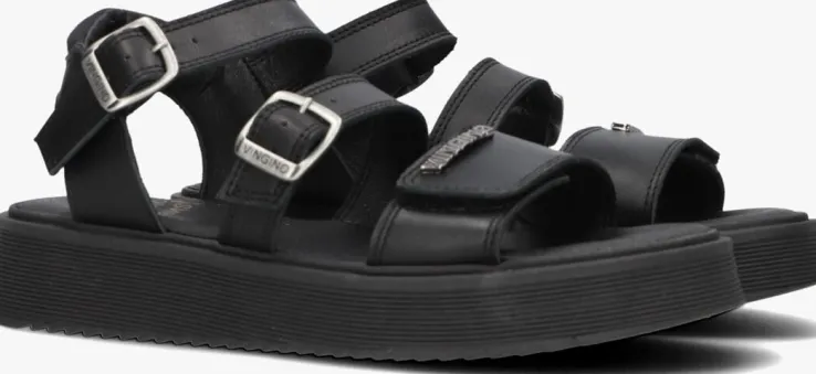 zwarte vingino sandalen ana