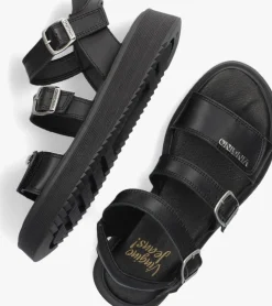 zwarte vingino sandalen ana