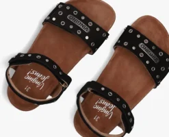 zwarte vingino sandalen daizy