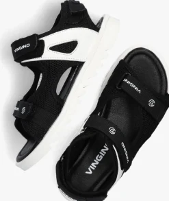 zwarte vingino sandalen richie