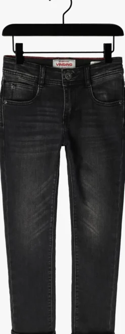 zwarte vingino skinny jeans apache icon