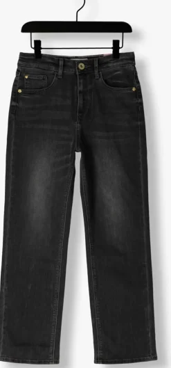 zwarte vingino straight leg jeans catie