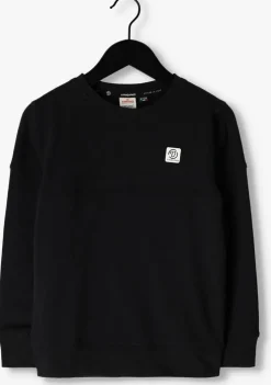 zwarte vingino trui crewneck-basic-logo
