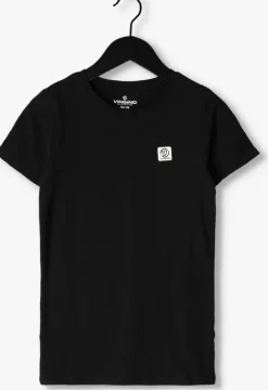 zwarte vingino t-shirt b-basic-tee-rnss
