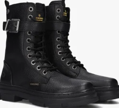 zwarte vingino veterboots jennifer hi