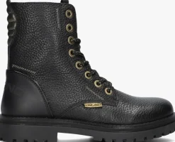 zwarte vingino veterboots shirley