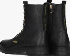 zwarte vingino veterboots julia