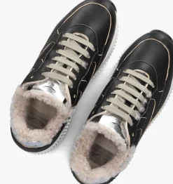 zwarte voile blanche lage sneakers lana fresh