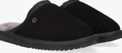 zwarte warmbat pantoffels classic kids