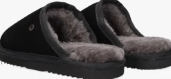 zwarte warmbat pantoffels classic kids