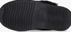 zwarte warmbat pantoffels flurry kids