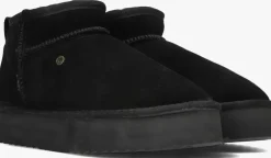 zwarte warmbat vachtlaarzen durack plateau