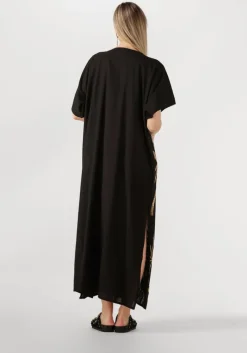 zwarte wild maxi jurk annie