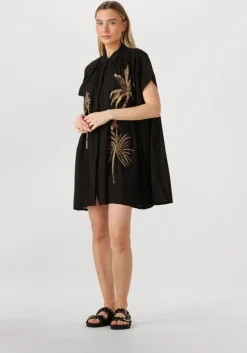 zwarte wild mini jurk clovis