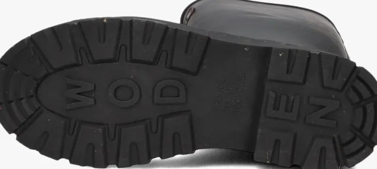 zwarte woden regenlaarzen le waterproof