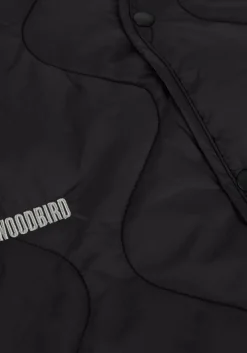 zwarte woodbird bodywarmer wbtrais quilt vest