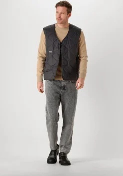 zwarte woodbird bodywarmer wbtrais quilt vest