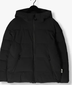 zwarte woodbird gewatteerde jas wbjoseph tech jacket