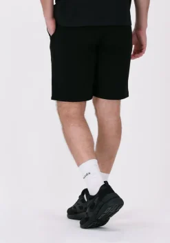 zwarte woodbird korte broek steffen twill short