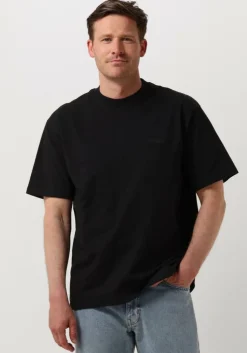 zwarte woodbird t-shirt wbbaine base tee