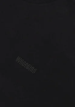 zwarte woodbird t-shirt wbbaine base tee