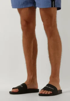 zwarte woolrich badslippers slide eva