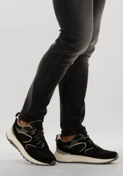 zwarte woolrich lage sneakers running man