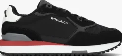 zwarte woolrich lage sneakers retro sneaker man