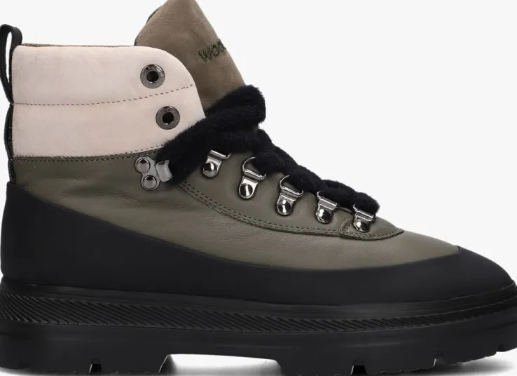 zwarte woolrich veterboots hiking boot gum