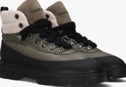 zwarte woolrich veterboots hiking boot gum