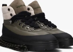 zwarte woolrich veterboots hiking boot gum