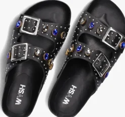 zwarte wysh slippers josephine