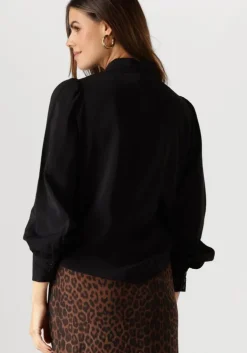 zwarte y.a.s. blouses yaspil ls bow shirt