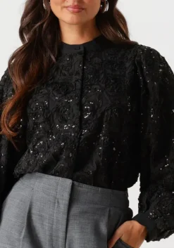 zwarte y.a.s. blouses yasrosy ls shirt